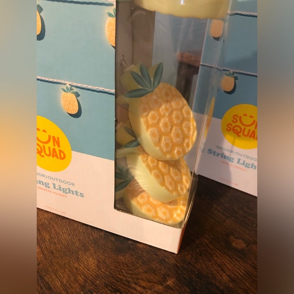 Sun Squad Pineapple String Lights for Indoor or Outdoor Use Get 2 Boxes! - Picture 4 of 7